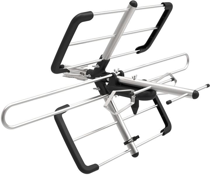 Spacetronik RTV-Antenne DVB-T-Antenne EOS Combo Schwarz (25 dB, DVB-T / -T2)