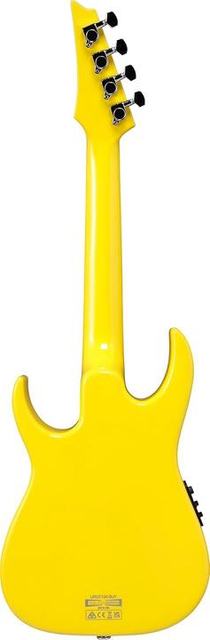 Actual product image Ibanez URGT100 Sun Yellow High Gloss electric-acoustic tenor ukulele with gigbag (Tenor)