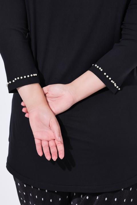 Actual product image Miamoda T-Shirt, A-Linie, Zierperlen, 3/4-Ärmel (50)
