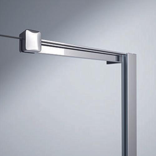 Actual product image Hüppe HÃPPE Xtensa pure side panel for walk-in sliding door 1-piece, with fixed segment, width:80cm, left (211 cm, 80 cm, 200 cm)