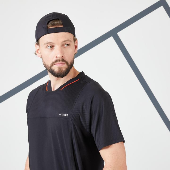 Produktbild Artengo Tennis T-Shirt Dry+ V-Ausschnitt Polyester (M)