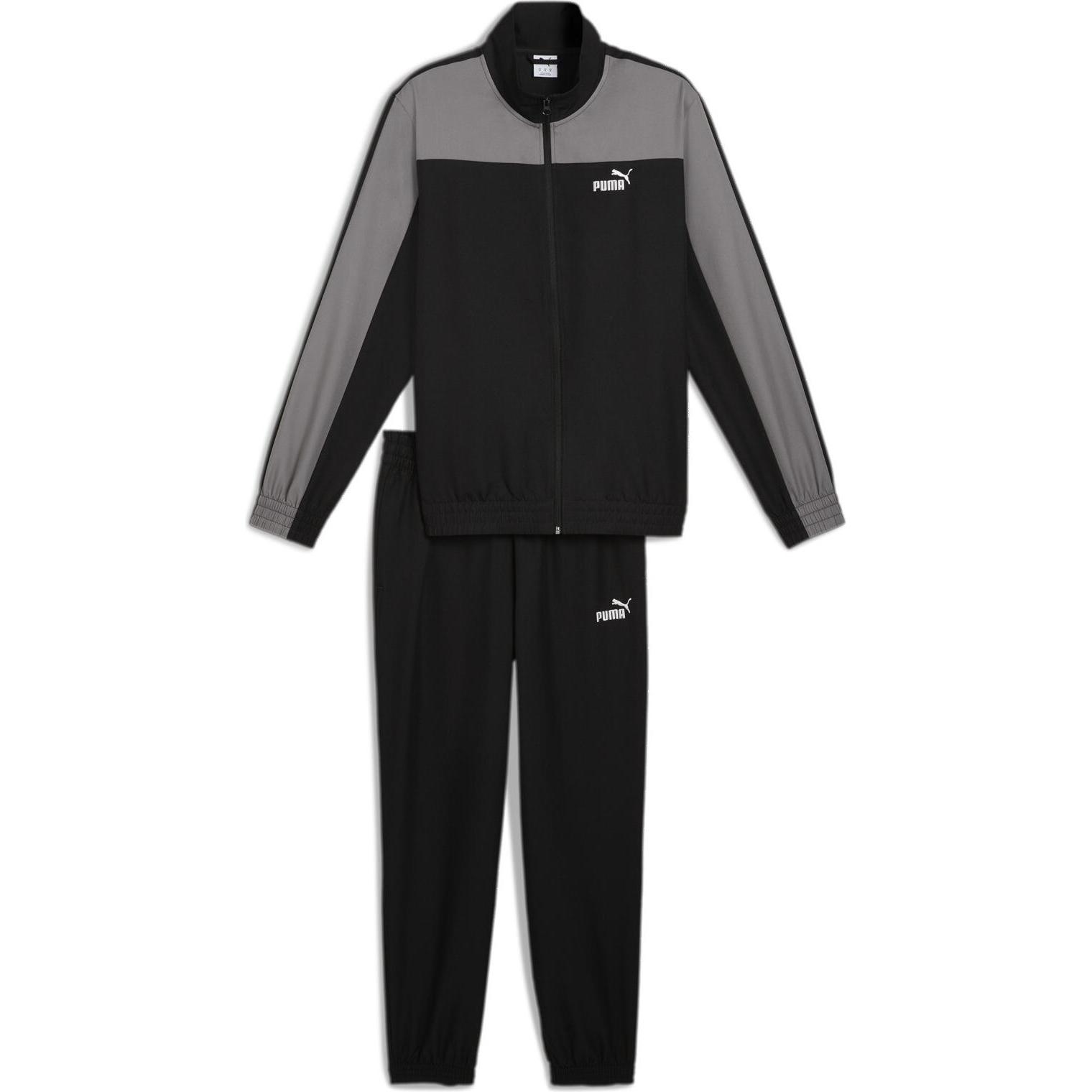 Puma, Herren, Jumpsuit, Woven Colorblock Tracksuit, Schwarz, (XL)