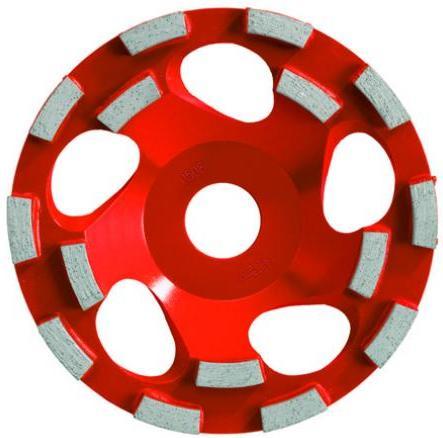Actual product image Carat CUBD1803A0 SCHLEIFKOPF DUSTEC 180x22.2MM ZIEGEL TYP PREMIUM
