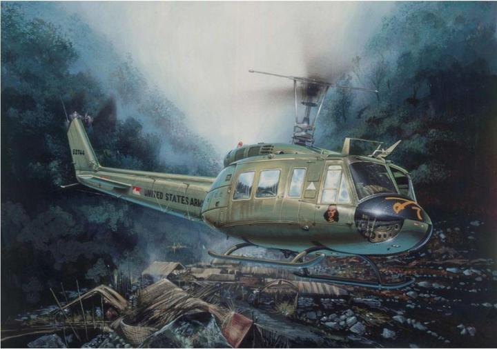 Actual product image Italeri UH-1D Slick