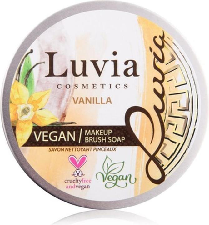 Luvia Cosmetics Accessoires Brush Soap Vanilla 100 g