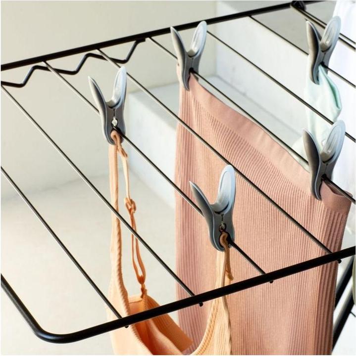 Actual product image Brabantia Clothespins Smart Black/Grey, 8 pieces