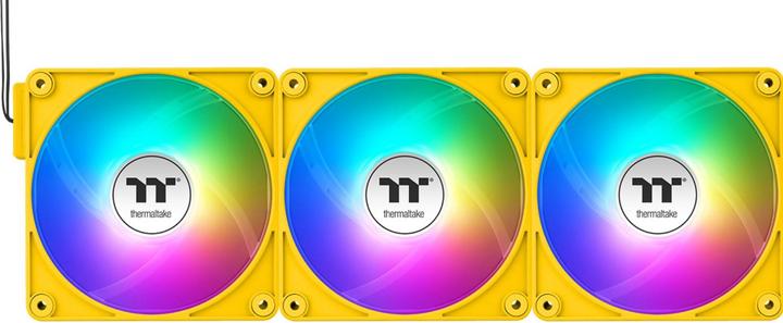 Immagine prodotto Thermaltake TT CT120 EX Reverse ARGB PC Cooling Fan 3 Pack Bumblebee (120 mm, 3 x)