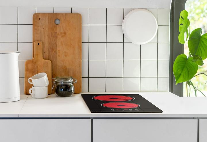 Image du produit Hyundai Glaskeramik-Kochfeld mit 2 Kochstellen (28.80 cm, Table de cuisson en vitrocéramique)