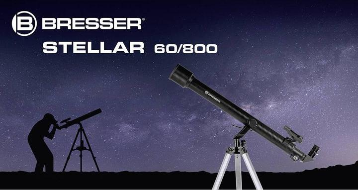 Actual product image Bresser Stellar 60/800 AZ Lens telescope carbon design
