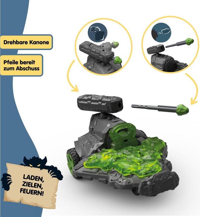 Produktbild Schleich Stein Düsenjet Fahrzeug mit Mini Cretaure