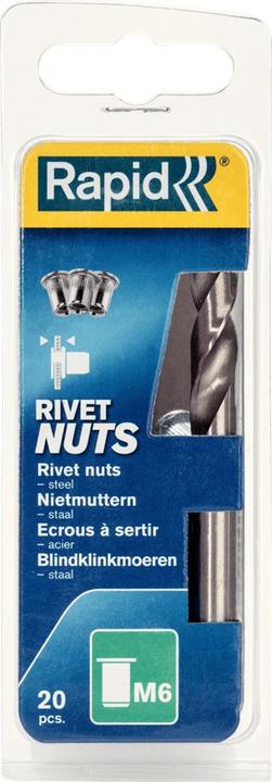 Immagine prodotto Rapid Dadi per rivetti ciechi M6