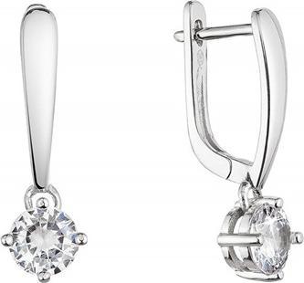 Image du produit Evolution Group Charming Silver Earrings With Clear Zircon 11452.1