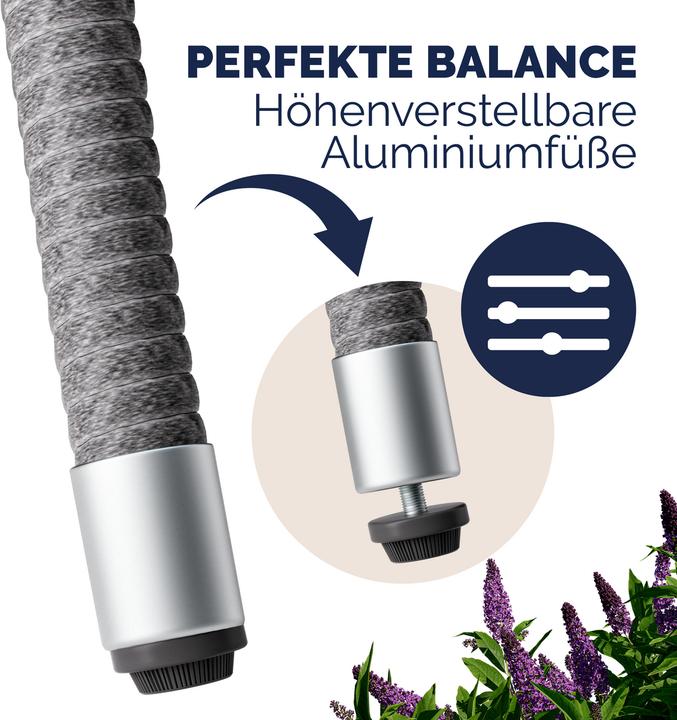 Actual product image Casaria Polyrattan Balcony Table (80 cm)