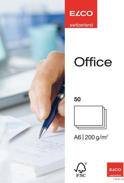 Elco Schreibkarten Office (A6, 200 g/m², 50 x)