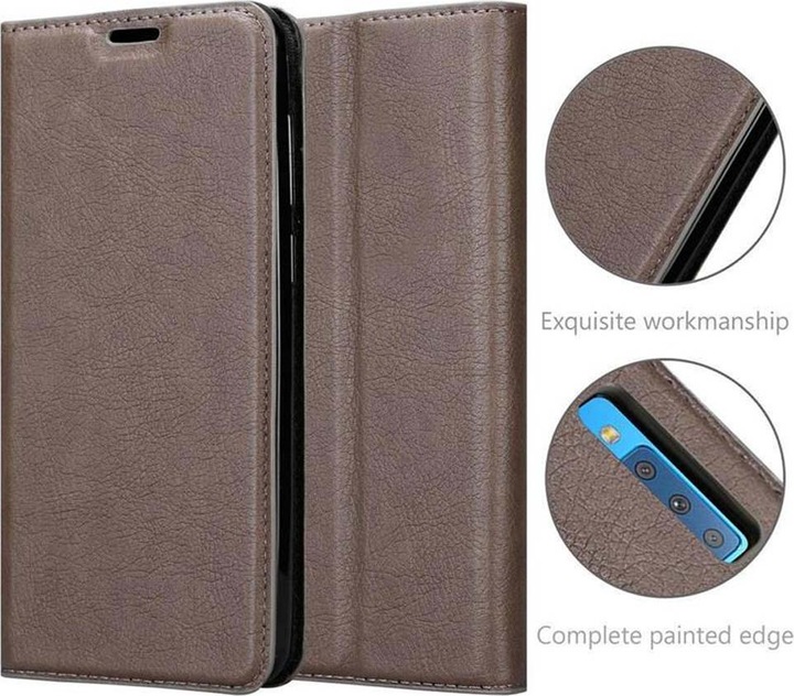 Actual product image Cadorabo Book Invisible Magnet Cover (Samsung Galaxy A7 (2018))