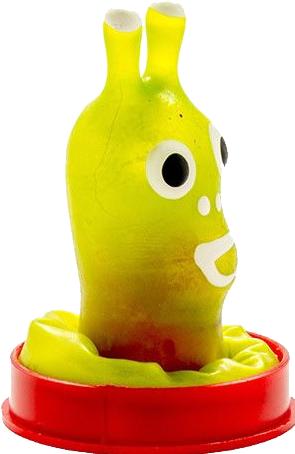 Immagine prodotto Erco Scherzkondom mit Figur «Alien» 1 Stück, handbemalt, leuchtend, Naturkautschuklatex (1 pz.)