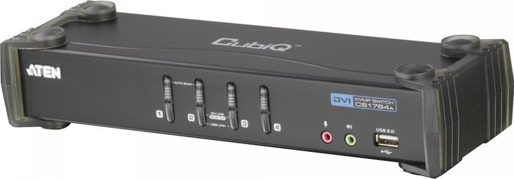 Actual product image Aten CS1764A, 4 Port KVM Switch, 2x USB, DVI