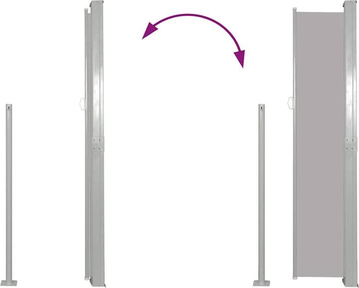 Produktbild vidaXL Balkon-Seitenmarkise (3 m)