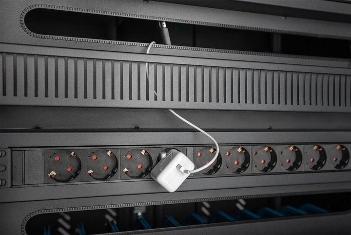 Actual product image Digitus Mobile charging cabinet, 15.6", USB-C 30 charging stations, PDU, fan, 1260 x 824 x 650 mm