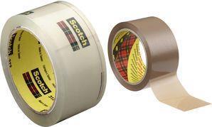 Image du produit 3M SCOTCH 313 ruban pour paquets, film BOPP brun, épaisseur 0.07mm, 50mm x 100m (50 mm)