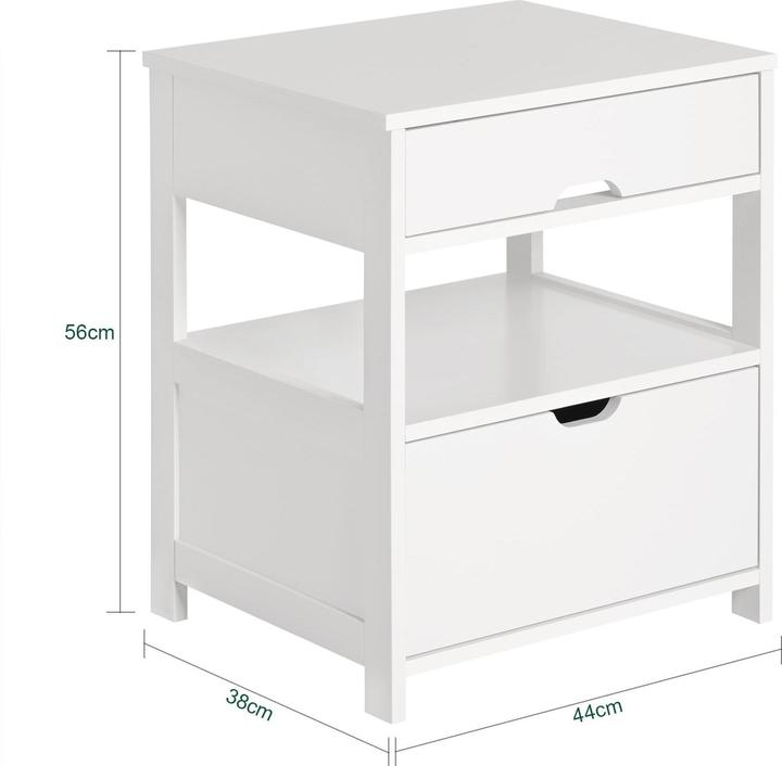 Actual product image SoBuy Bedside table (45 x 38 x 55 cm)