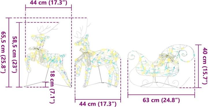 Produktbild vidaXL Weihnachtsfiguren