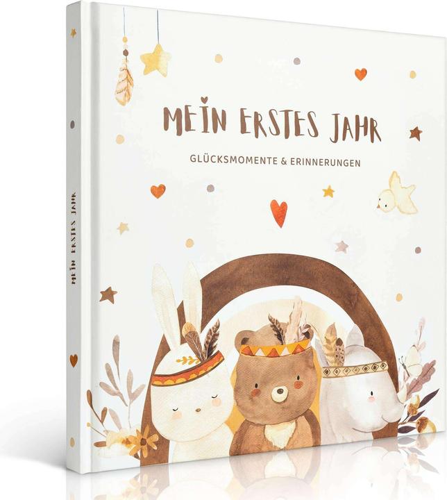Image du produit Eulentaler Babytagebuch Tiere (A4, Quadrillé, Couverture rigide)