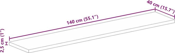 Immagine prodotto vidaXL Tischplatte (40 x 140 cm)