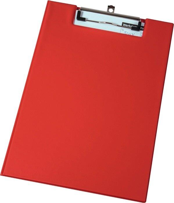 Produktbild Eichner Schreibmappe Karton mit ausziehbarer Hakenöse DIN A4 rot (A4, 12 x)