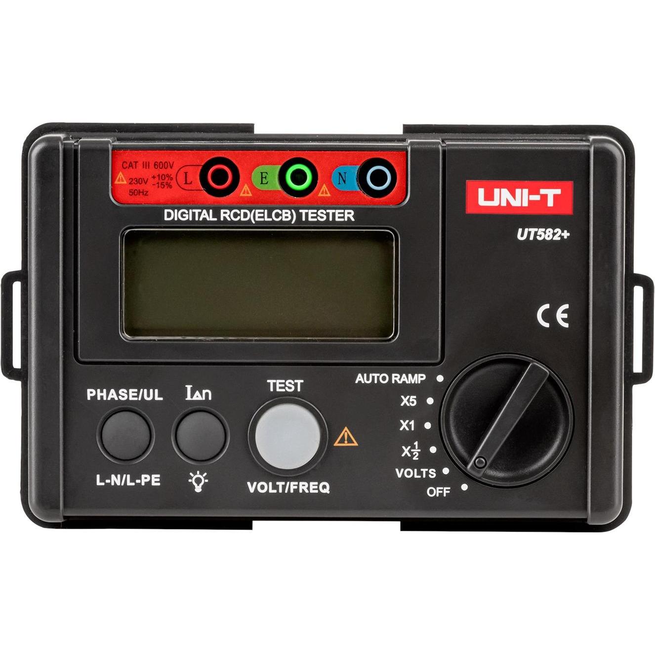 Uni-T, Multimeter, Digitaler RCD-Tester UT582+