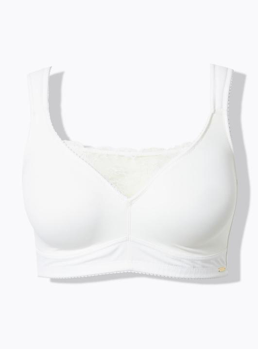 Produktbild Ulla Popken Bralette, Spitze, Mikrofaser, ohne Bügel (Einzelpack, 90 E)