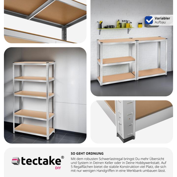 Produktbild tectake Werkstattregal Konrad