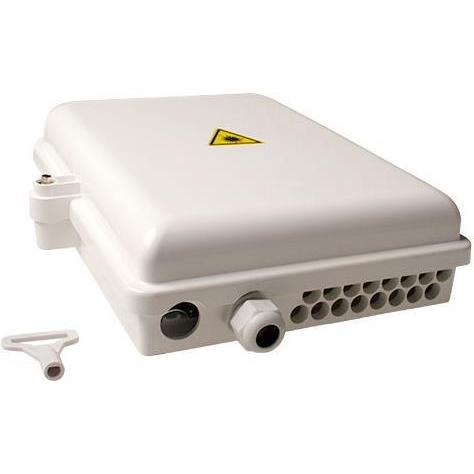 ACT Fiber mounting box unloaded, 16 ports, Server Zubehör, Weiss