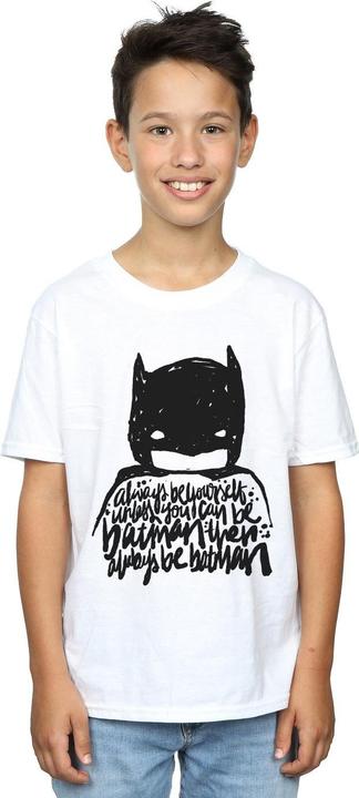 Immagine prodotto Batman Maglietta in cotone con logo Boys Always Be Yourself (140, 146)