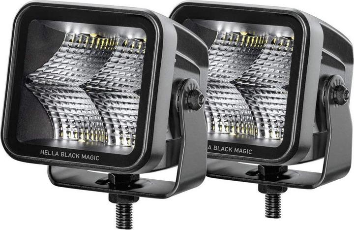 Actual product image Hella BLACK MAGIC LED spotlight surface-mounted for close-range illumination