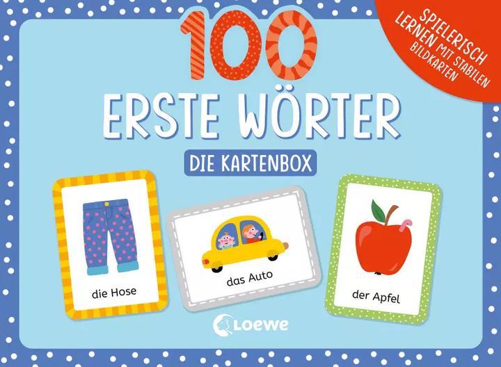 Produktbild Loewe 100 erste Wörter - Die Kartenbox (Deutsch, Loewe Von Anfang An, Nastja Holtfreter, 2023)