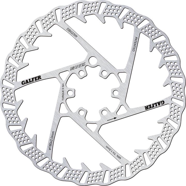 Actual product image Galfer Bike Shark (223 mm)