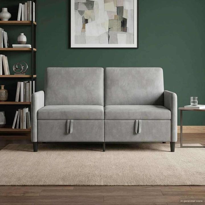 Produktbild vidaXL Sofa mit Stauraum (2-Sitzer)