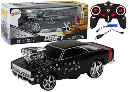 Image du produit Lean Toys Auto R/C 1:18 Drift 360 Lichtsound schwarz