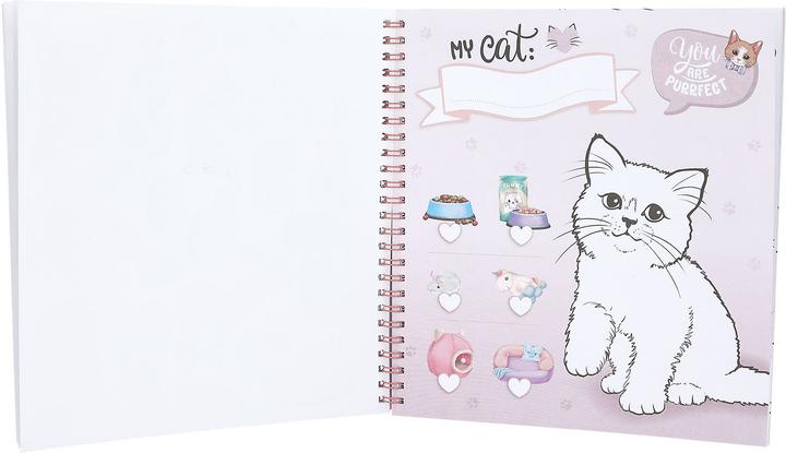 Actual product image Magni Depesche TOPModel colouring book Create your TOPModel Kitty 1,5x20,2x22,2cm