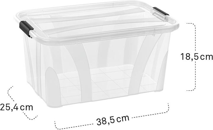 Produktbild Siena Home 3 er Set Aufbewahrungsbox 14l (38.5 x 25.4 x 18.5 cm, 14 l)