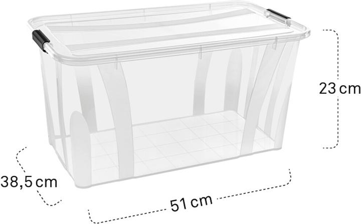 Immagine prodotto Siena Home Set di 3 contenitori da 32 l (39.50 cm, 32 l, 3x)