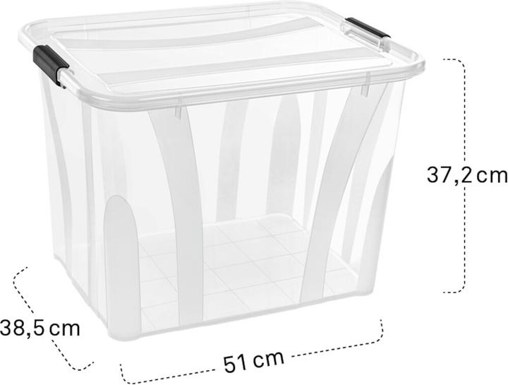 Actual product image Siena Home Set of 4 Storage Box 55 l (39 cm, 79 l, 4x)