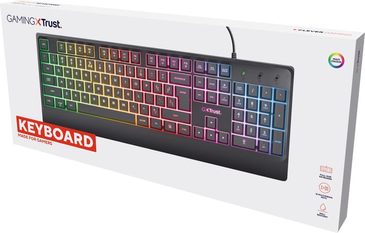 Actual product image Trust Basic Gaming Led Keyboard It (IT, Cable)