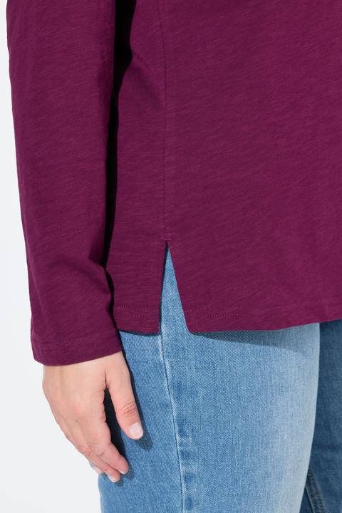 Produktbild Ulla Popken Shirt, Rollkragen, Slim, Langarm (54)