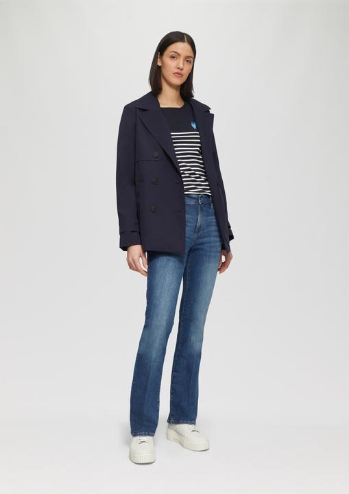 Produktbild s.Oliver Strickpullover Strickpullover mit Herz-Stickerei (40)