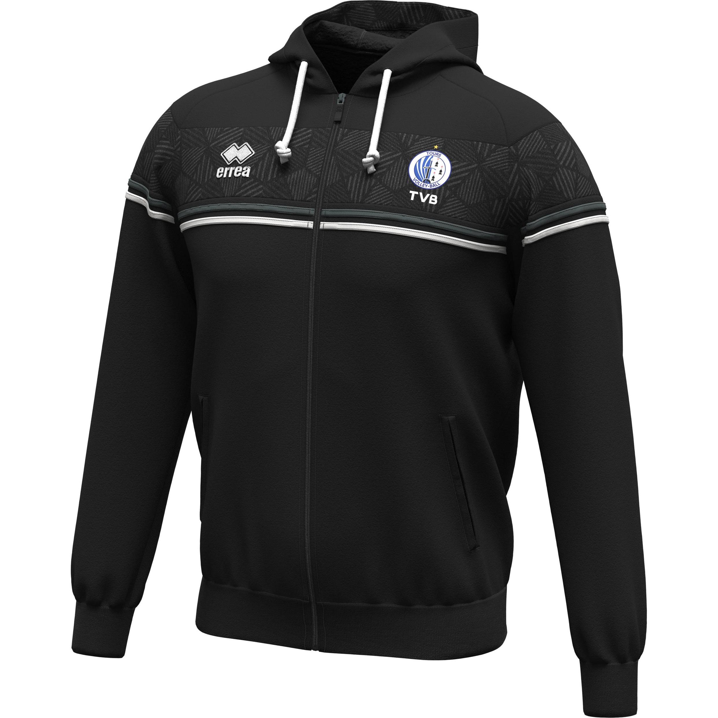 Thumbnail - Errea, Herren, Pullover, pullover tour drago 2023/24, Weiss, Schwarz, (S)