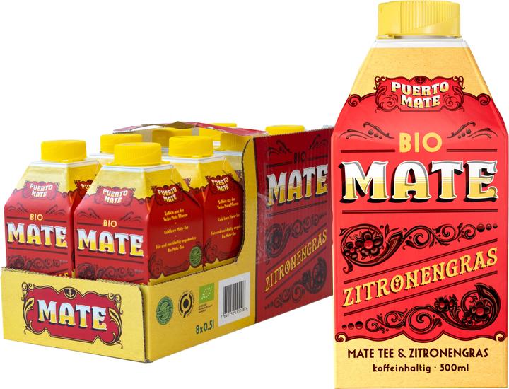 Puerto Mate Mate und Zitronengras (8 x 50 cl)