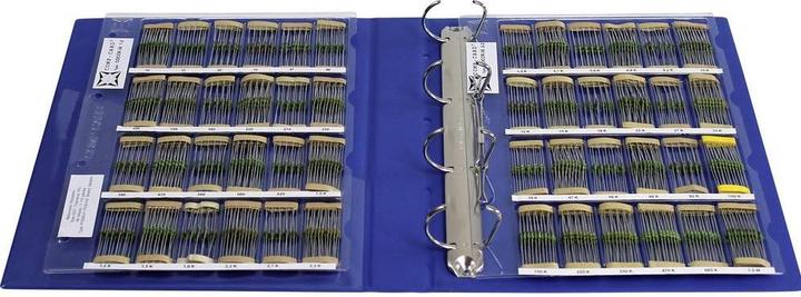 Actual product image Nova Metal layer resistor assortment metal oxide resistors 0207 in folder