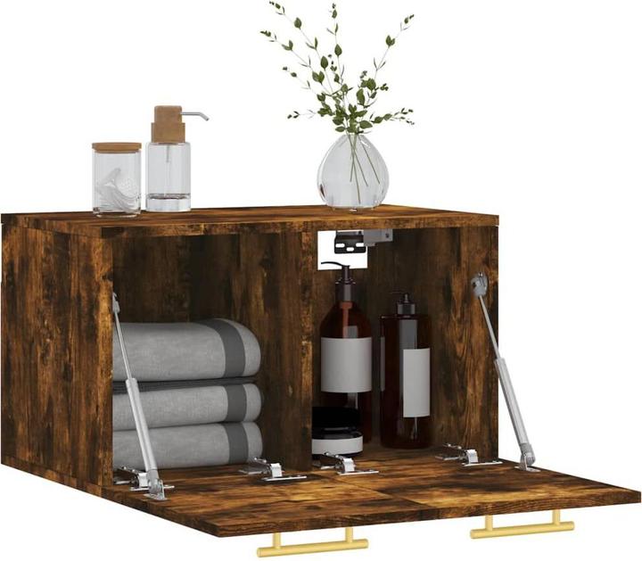 Actual product image vidaXL Wandschrank Räuchereiche 60x36,5x35 cm Holzwerkstoff (60 x 36.5 x 35 cm)